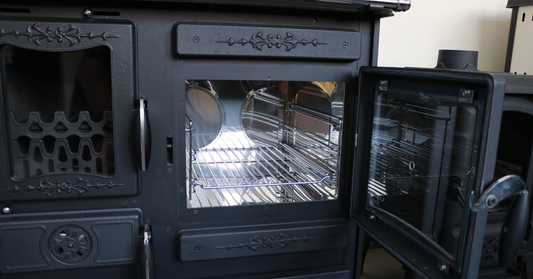 Guliver Wood & Coal European Cookstove Black Finish