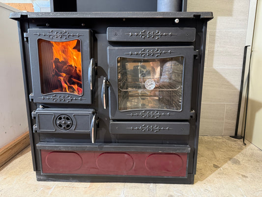 Guliver Hydro Wood Cook Stove by Guca - Burgundy