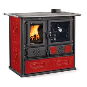La Nordica Rosa Wood Cookstove - Liberty Bordeaux