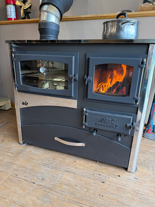 ABC Products Concept 2 Air Wood Cookstove - Stainless Steel
