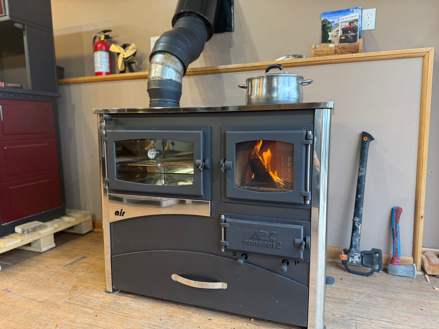 ABC Products Concept 2 Air Wood Cookstove - Stainless Steel