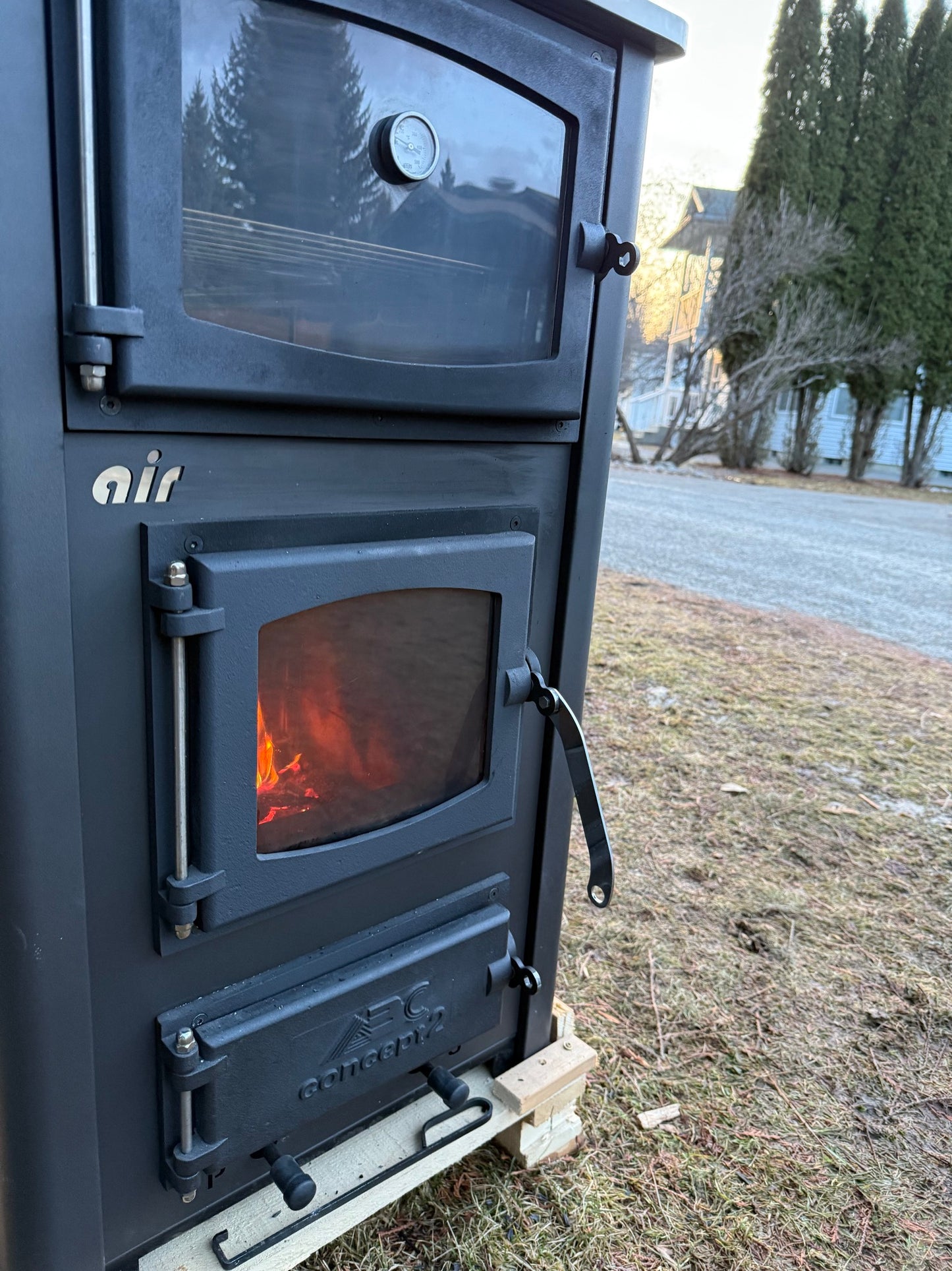 ABC Concept 2 Air Mini Wood Cookstove-Black