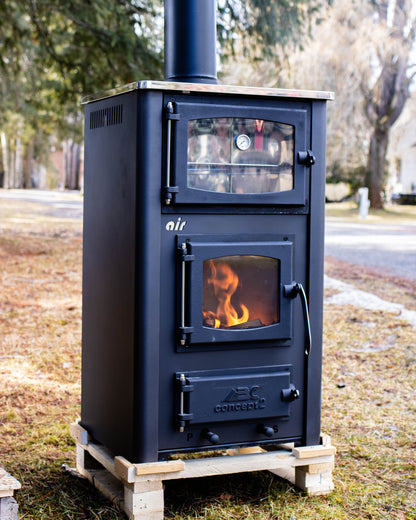 ABC Concept 2 Air Mini Wood Cookstove-Black