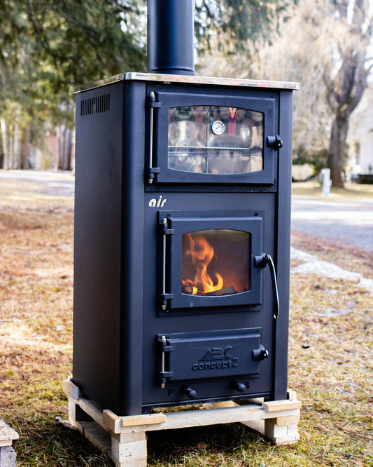 ABC Concept 2 Air Mini Wood Cookstove-Black