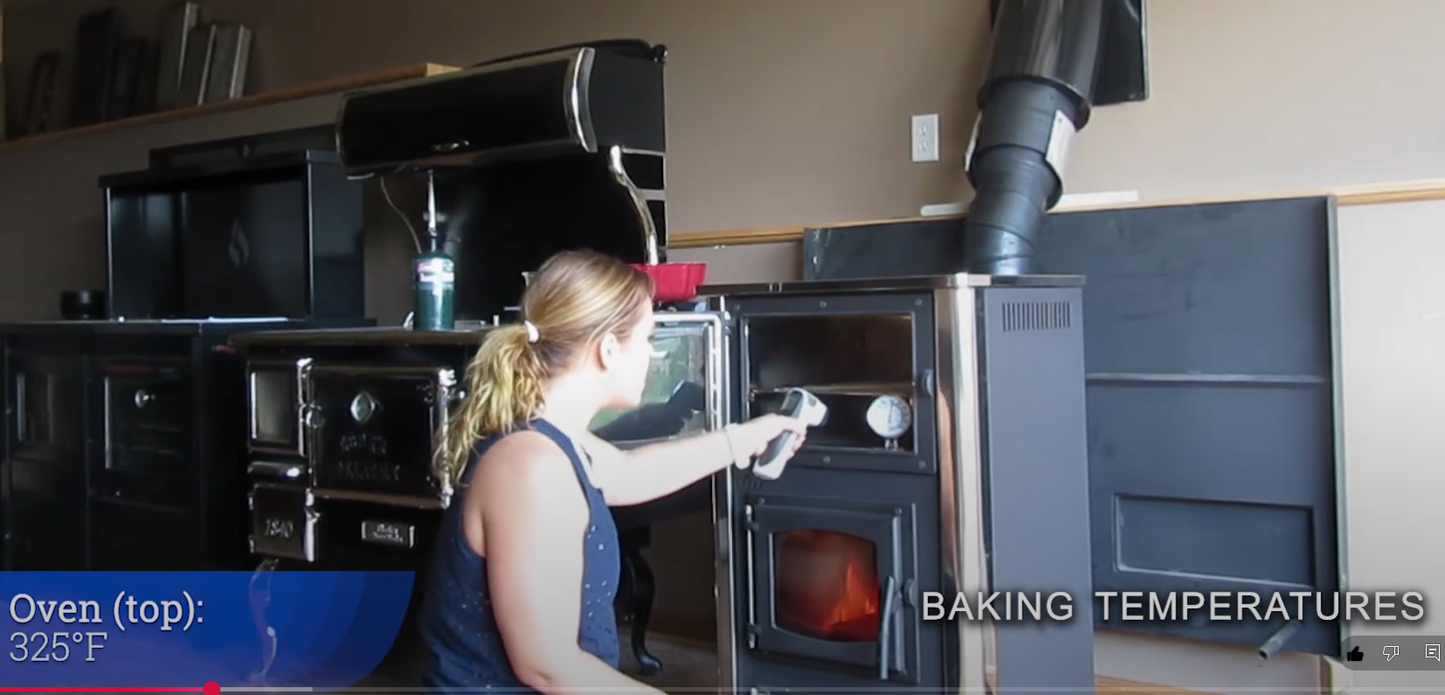 Concept 2 Air Mini Wood Cookstove-Black Side Panels with Stainless Corners