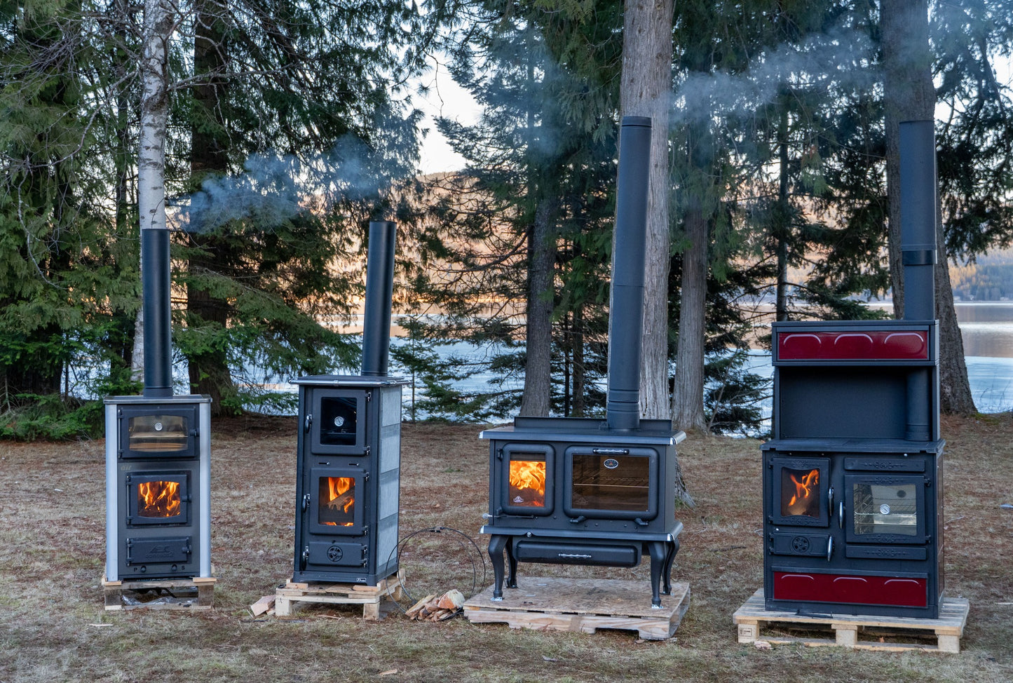 ABC Concept 2 Air Mini Gray Wood Cookstove