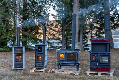 ABC Concept 2 Air Mini Gray Wood Cookstove