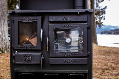 Guliver Wood & Coal European Cookstove Black Finish