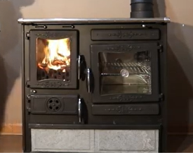 Guliver Soapstone Wood Cookstove European Wood Fired Cooking