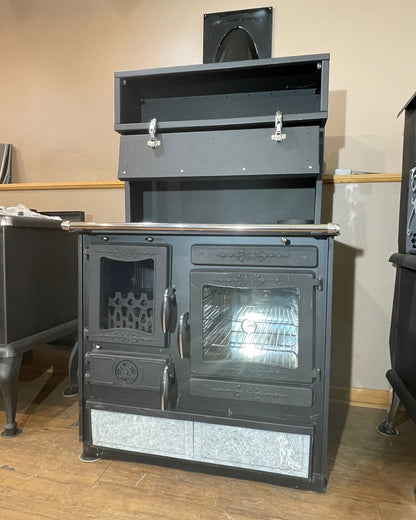 Guliver Wood Cook Stove W/Warming Oven Soapstone