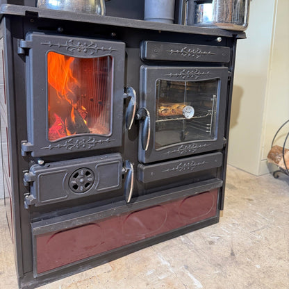 Guliver Hydro Wood Cook Stove by Guca - Burgundy