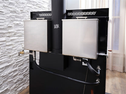 520 Heco Wood & Coal Cook Stove 3-Piece Porcelain Top-In Stock