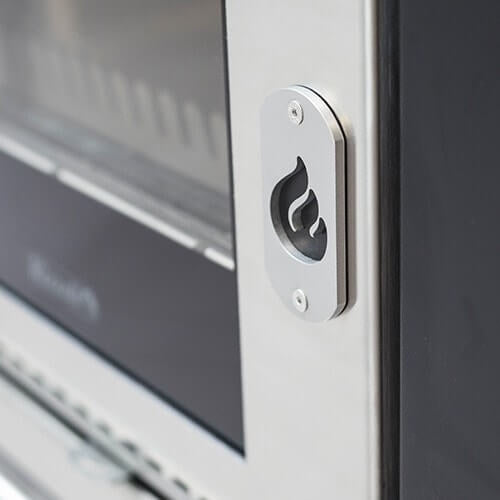 Rizzoli ML60 Classic Wood Cook Stove - Stainless Steel - Removable Rings-1 In Stock