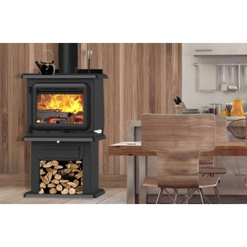 J.A. ROBY Antares Wood Stove with Cooktop