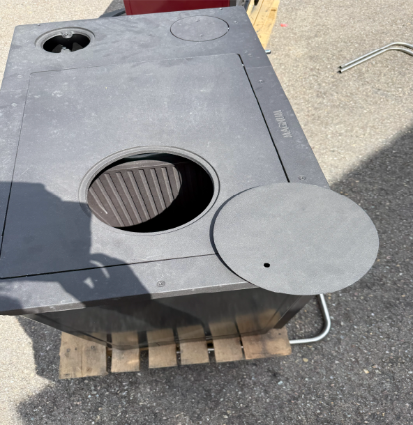 Magnum Wood or Coal Cookstove by MBS-Black or Red Available