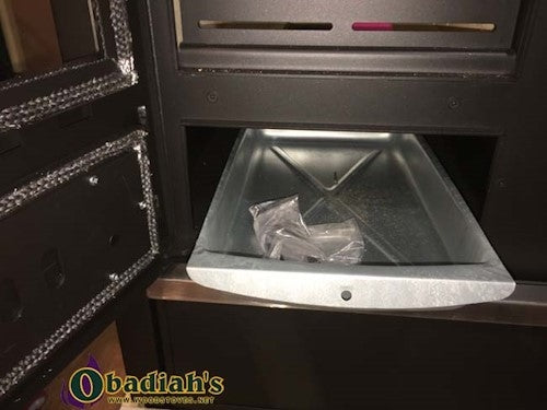 North European Wood Cookstove in Black