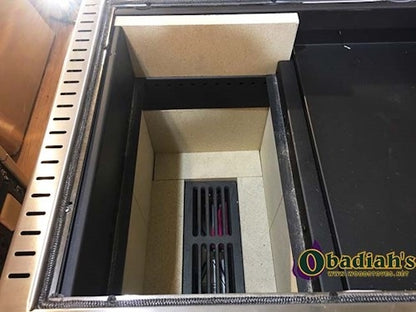 North European Wood Cookstove in Black
