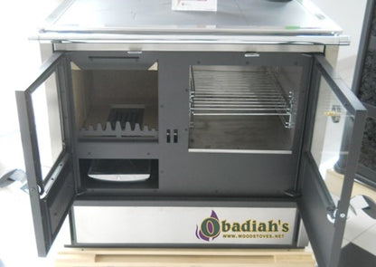 North European Wood Cookstove Stainless Steel