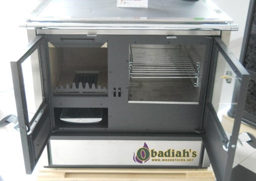 North European Wood Cookstove Stainless Steel