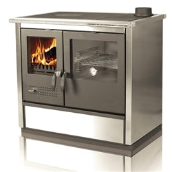North European Wood Cookstove Stainless Steel