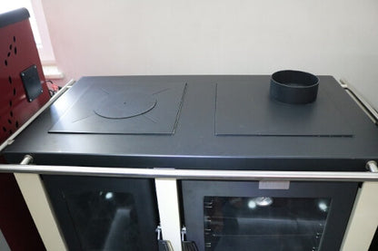 Teba Therm TK-22 Plus Hydronic Coal Cookstove -Black