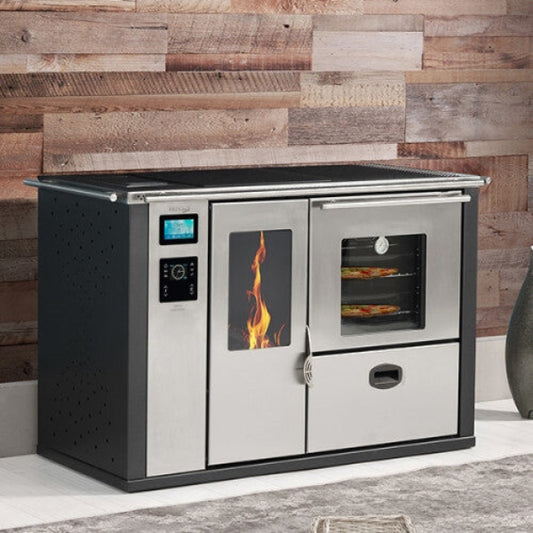 Teba Therm TPW-23 Central Heating Wood and Pellet Cookstove