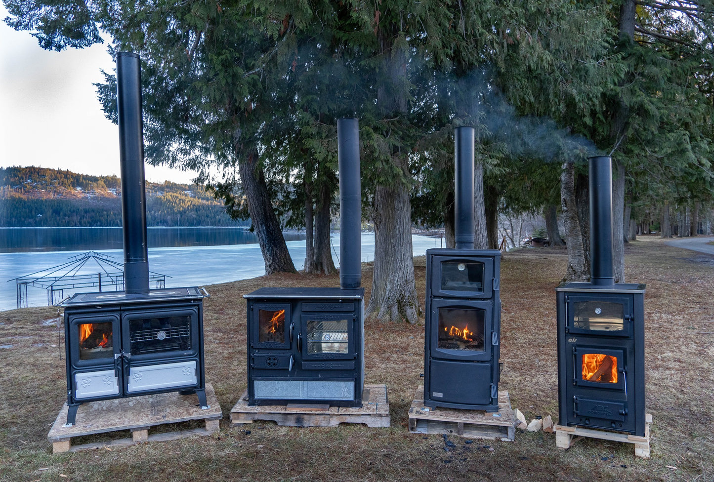 ABC Concept 2 Air Mini Wood Cookstove-Black